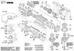 Bosch 0 602 335 036 ---- flat head angle sander Spare Parts